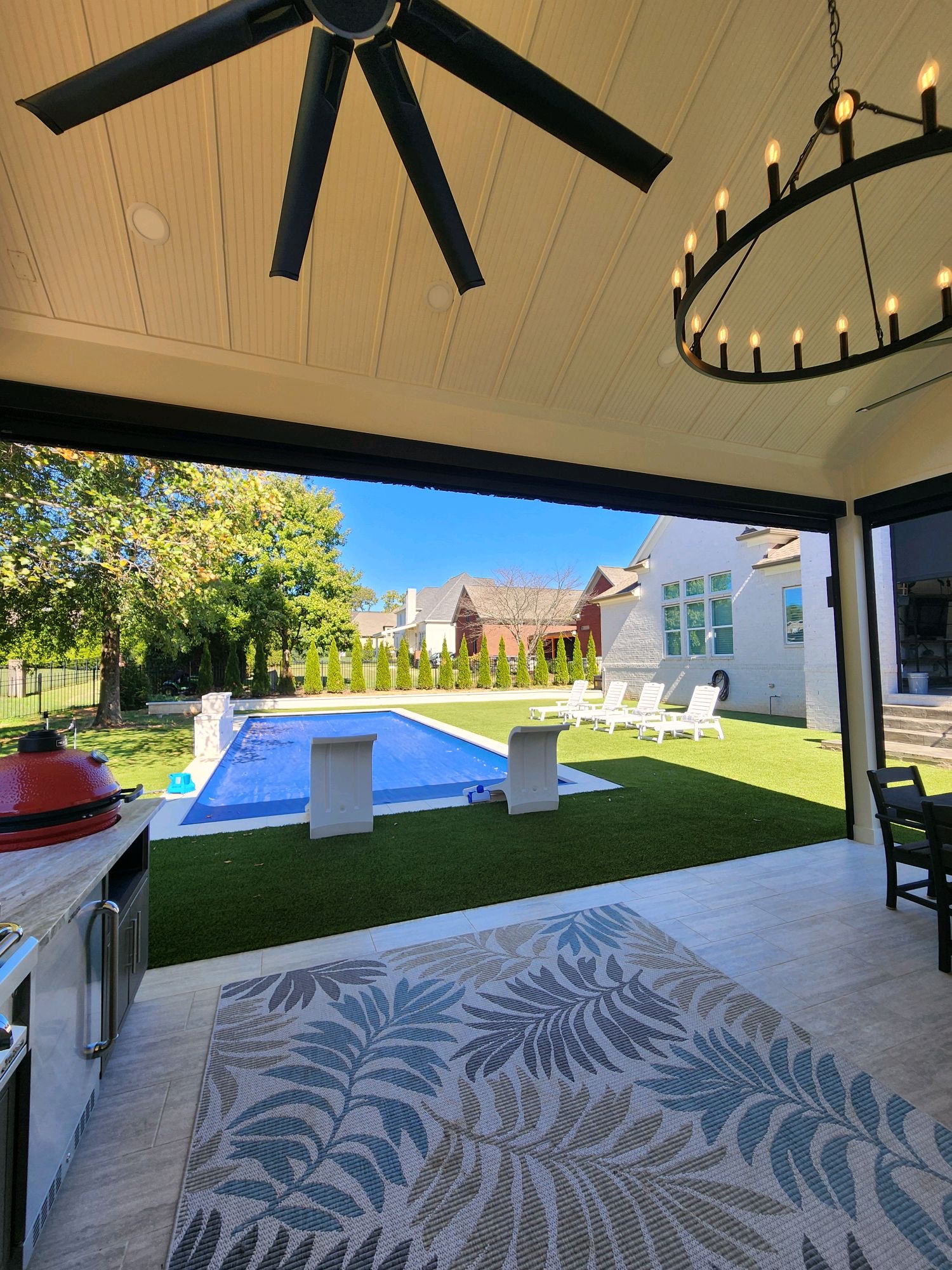 Outdoor living and pool project