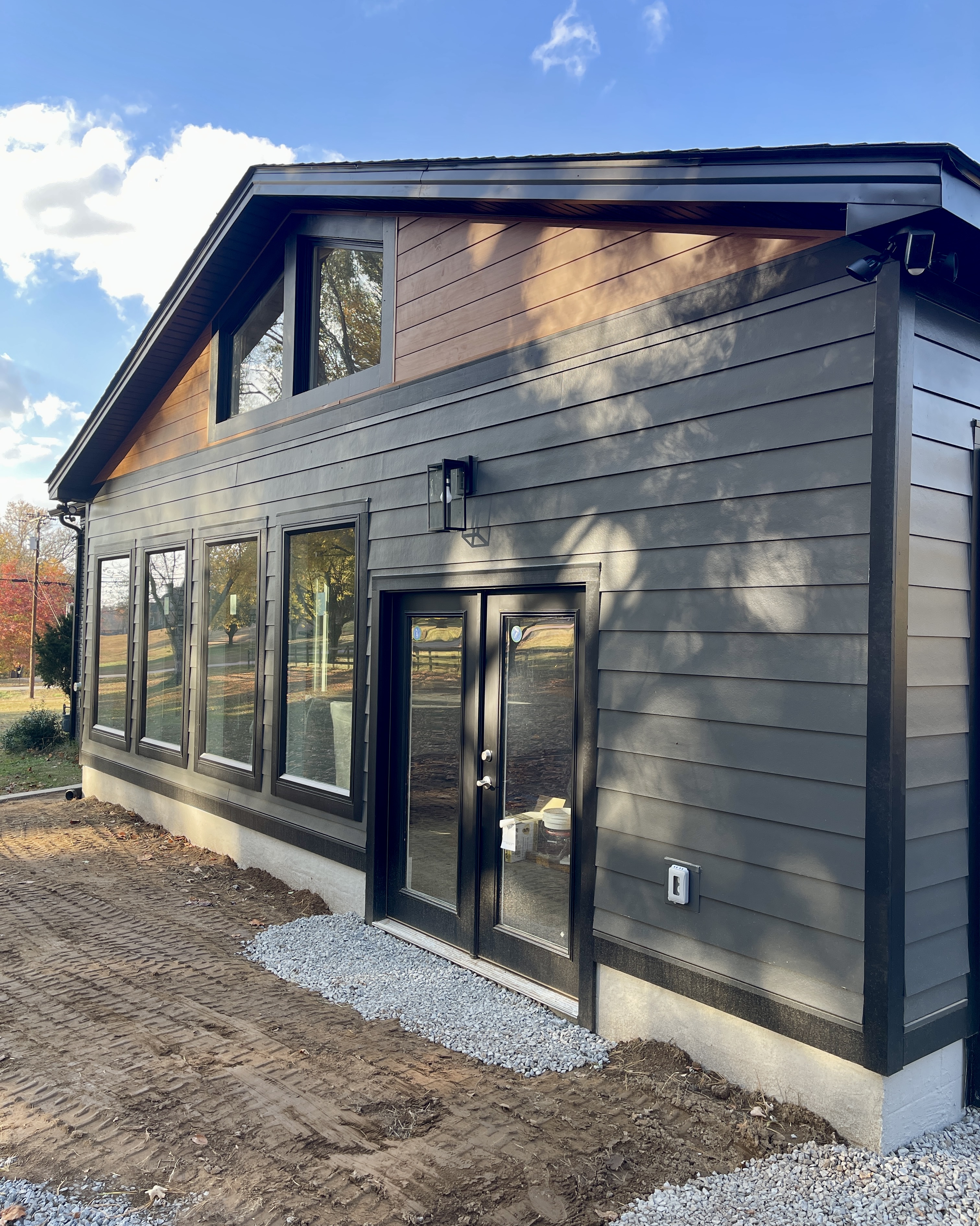 Covered home addition project