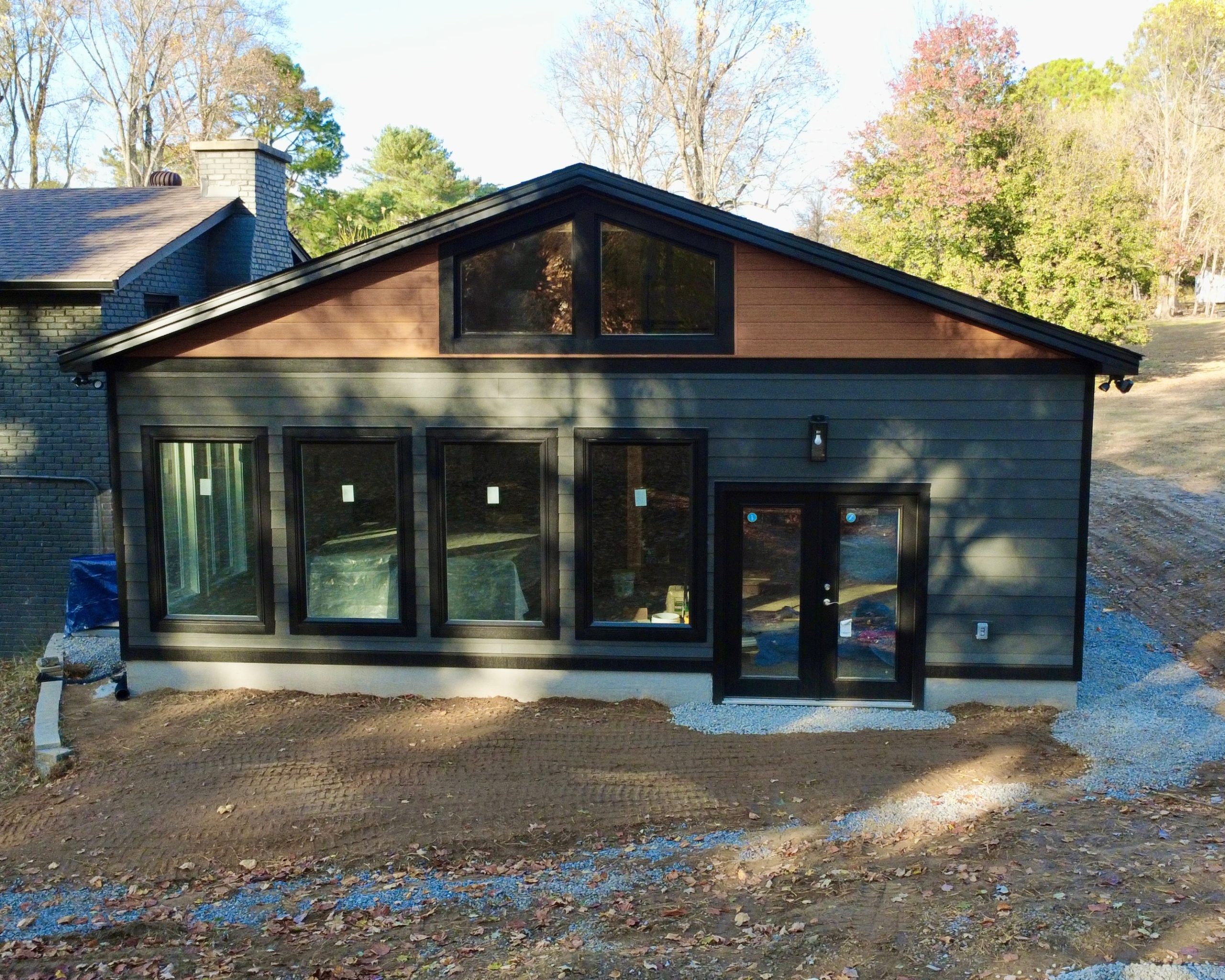 Custom home addition project